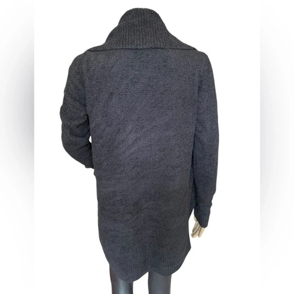 Barefoot Dreams Womens CardiganCozyChic Lite Circle Black Size XS/S - Picture 6 of 14